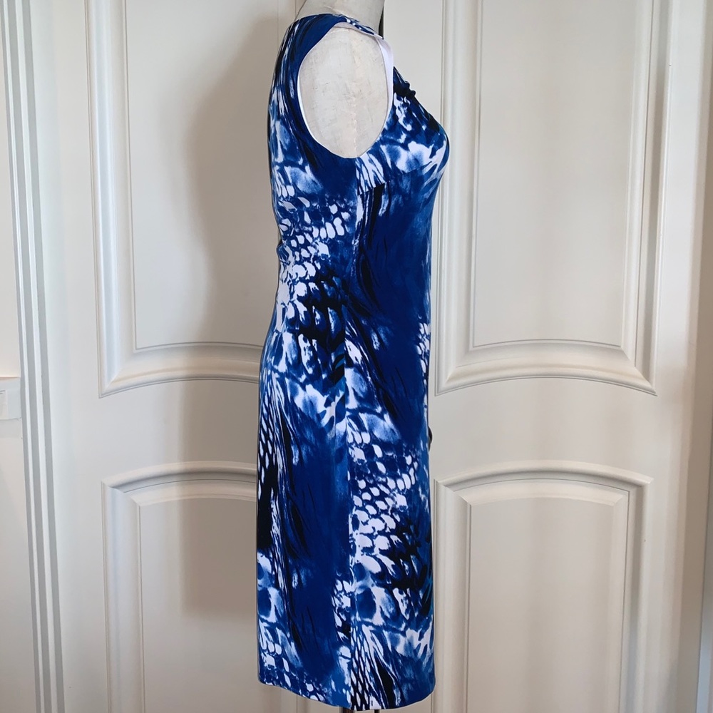 Cach’e Leopard/Snake Print Dress, Size 6 - image 5